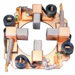 Porta-escovas 12V 8.9 x 15.9 x 23 mm para motor de partida Iskra Atlas Copco Case Iveco JCB John Deere Massey Ferguson