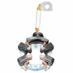 Porta-escovas 12V 4.6 x 12 x 11 mm para motor de partida Bosch Renault Duster Fluence Laguna Mégane Scénic