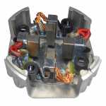 Porta-escovas 24V 10 x 25 x 23 mm para motor de partida Magneti Marelli Fiat New Holland trator