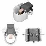 Porta-escovas 12V 7 x 5 x 15 mm para alternador Denso Cadillac Chrysler Grand Voyager Dodge Ram Jeep Commander Grand Cherokee Toyota RAV4 - kit