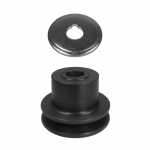 Polia rígida do alternador c/ arruela de calço Bosch Audi Volkswagen Fox Gol Golf Parati Santana - kit