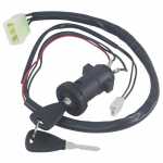 Cilindro com comutador de ignição (chave de partida) 5 terminais (pinos) com chicote 5 saídas Mercedes-Benz MB caminhão ônibus