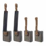 Jogo de escovas 12V 5 x 10 x 12.5 mm para motor de partida Yamaha Ténéré Virago XV250 YBR Honda CBX750F