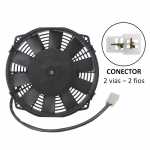 Eletroventilador axial do radiador 24V 10 pás diâmetro 200mm (8 polegadas) 80W soprante classe proteção IP68 universal