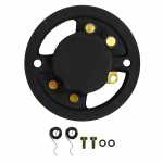 Mancal traseiro (coletor) do dínamo gerador Bosch EG Volkswagen Gol Saveiro (ano até 1983) - capa