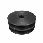 Polia rígida do alternador Bosch Massey Ferguson Scania (c/ cavidade e dois pinos)