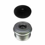 Polia com sistema roda-livre do alternador Chevrolet GM S10 Volkswagen Fox Polo - kit