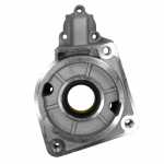 Mancal dianteiro (motriz) com bucha e retentor do motor de partida Bosch DB Volkswagen Gol Parati Quantum Santana Saveiro G2 G3 G4 Mi Voyage - vista frontal