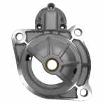 Mancal dianteiro (motriz) com bucha do motor de partida Bosch PDM / R78-M (JF com redução) Mercedes-Benz caminhão ônibus New Holland trator Toyota Bandeirante - vista frontal