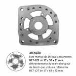 Mancal dianteiro (motriz) do alternador Bosch N1 Scania P114 P124 R114 R124 R144 R164 T114 T124 T144