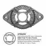 Mancal dianteiro (motriz) do alternador Bosch NCB1 Agrale MT12 Volvo FH12 FH16 FM12 NH12 B7 B9 B10 B12