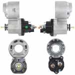 Bobina do relé de partida montada no mancal intermediário 12V Denso Cummins motor ISF QSB Dynapac rolo compactador John Deere colheitadeira retroescavadeira trator Kalmar Ottawa T2