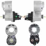 Bobina do relé de partida montada no mancal intermediário 24V Denso Caterpillar escavadeira pá carregadeira Cummins motor ISB ISC John Deere retroescavadeira trator